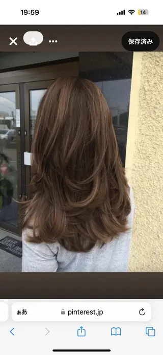 ロング つばた みゆ🦋のヘアスタイル