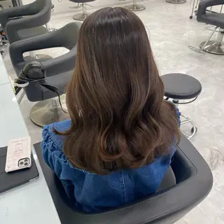 ミディアム カラー パーマ ヘアアレンジ メンズ キッズ 💖横浜ブリーチなし 💖MIHOのヘアスタイル