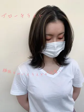 ミディアム カラー Beach 代表 KENTAのヘアスタイル