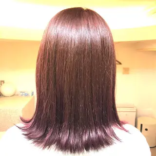 ミディアム カラー 伊熊 美砂のヘアスタイル