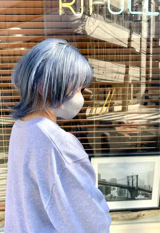 ショート カラー 園田 将士のヘアスタイル