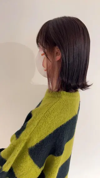 ミディアム 🫧ツヤ髪個室美容室 安食茉莉🫧のヘアスタイル