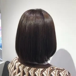 ミディアム カラー 【暖色カラー特化】 中山由梨のヘアスタイル