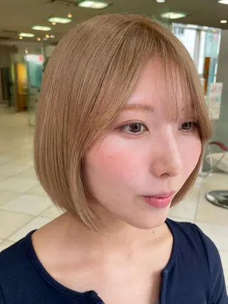 ショート カラー ボブ/暖色/デザイン KOYUKI⛄️のヘアスタイル