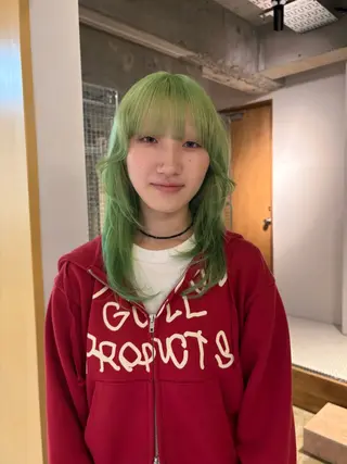 セミロング カラー 名駅/ブリーチカラー /masaki⠀のヘアスタイル