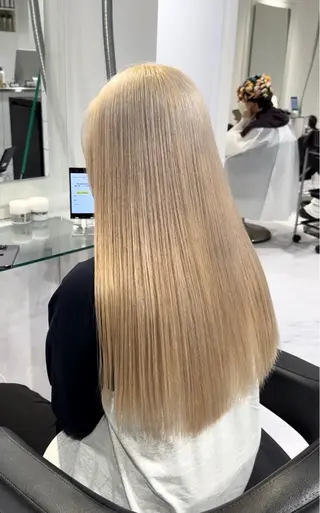 カラー 透明感ベージュ🎀 Anju/渋谷🎀のヘアスタイル