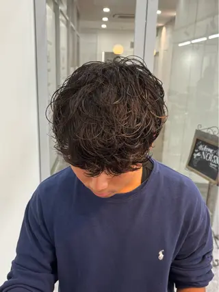 パーマ メンズ メンズスタイリスト✨ 助川龍哉のヘアスタイル