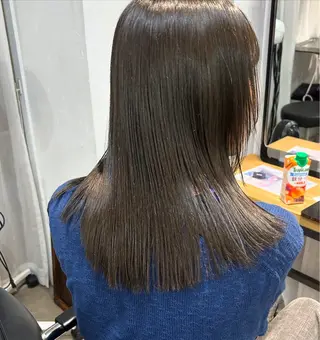 ミディアム カラー じゅわっと暖色カラー 🍊Moemiのヘアスタイル