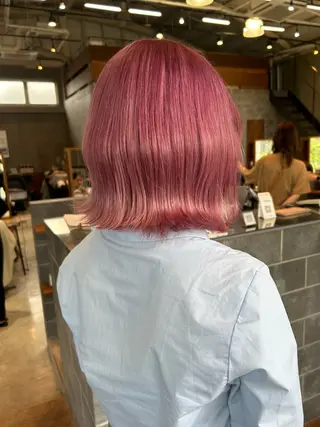 カラー 🎀艶ハイトーン特化 🎀セナのヘアスタイル