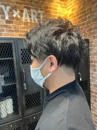 ショート カラー パーマ ヘアアレンジ メンズ キッズ ネイル マツエク・マツパ アイブロウ 久木原 ゆりのヘアスタイル