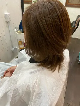 ミディアム 紙屋 隼人のヘアスタイル