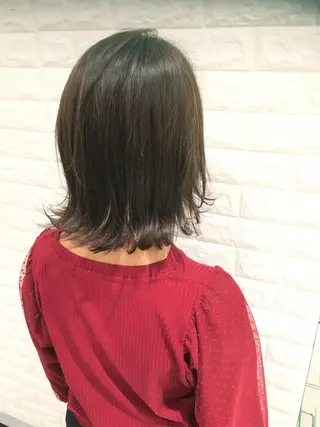 ショート カラー ヘアアレンジ 【白髪ぼかし】 矢内　夏輝のヘアスタイル