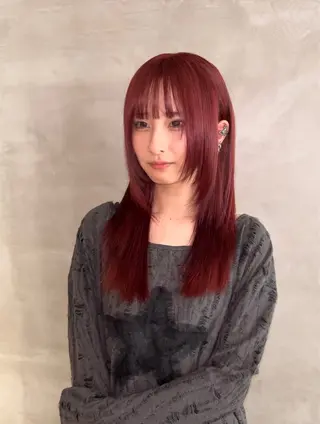 ロング カラー タナカ カナ🫧のヘアスタイル