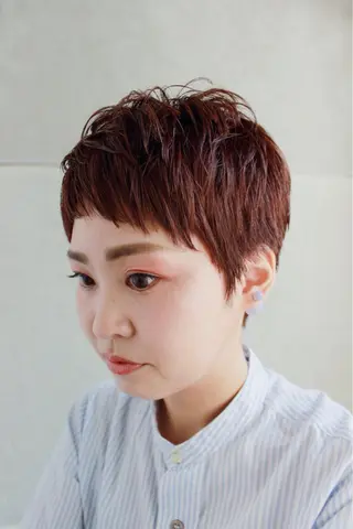 ショート 落合 優樹のヘアスタイル