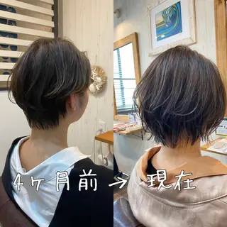 ショート カラー [店長]加地 峻のヘアスタイル