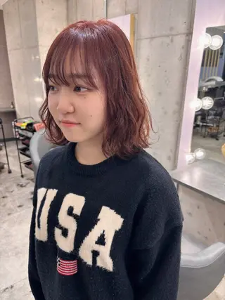 ショート 海外風ヘア 野田光也のヘアスタイル