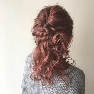 カラー ヘアアレンジ 江藤 星史のヘアスタイル