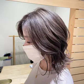 ミディアム カラー ✨髪質改善🎨 杉本賢人のヘアスタイル