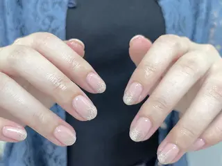 ネイル Shis_🦄shi 韓国風キラキラネイルのネイルデザイン