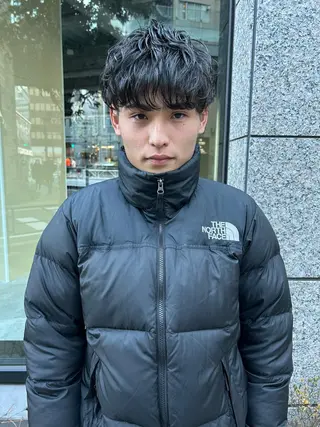 ショート パーマ メンズ 💈メンズ短髪特化 ✂︎伊藤大輝💈のヘアスタイル
