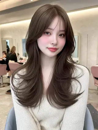 ロング 岡田 望愛🫧のヘアスタイル