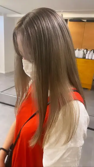 ロング 南堀江レイヤーカット MIKU🍒のヘアスタイル