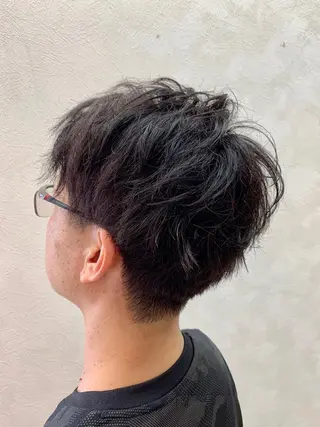 ショート カラー メンズ 加藤 遥花のヘアスタイル