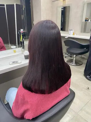 セミロング カラー ヘアアレンジ キッズ TRU Shino🦋のマツエク・マツパデザイン