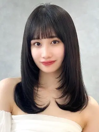 ロング お悩み解決縮毛矯正 レイヤー達人柴崎大樹のヘアスタイル