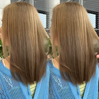 ロング カラー 美髪矯正×レイヤー 松田空優哉のヘアスタイル