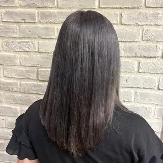 ミディアム カラー AOI🎀 顔周り カット/透明感カラーのヘアスタイル
