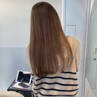 ロング カラー ブリーチなしカラー/ 髪質改善/寺門束のヘアスタイル