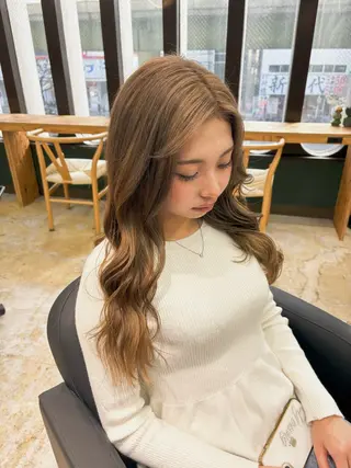 セミロング 🏅EIGHT難波/ 【店長】タモツのヘアスタイル