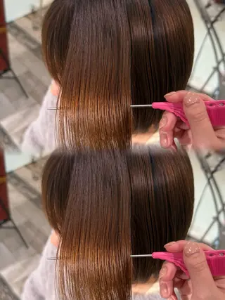 ショート 福田花音/スタイリ スト兼任アイリストのヘアスタイル