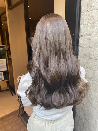 ロング カラー ヘアアレンジ 韓国ヘア┊︎レイヤー ┊︎haruka🌙のヘアスタイル