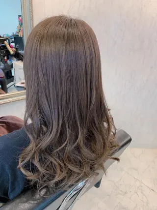 セミロング カラー ☆毎月先着15名まで ☆シバタユートのヘアスタイル