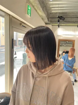 ミディアム カラー 🩵ボブ/レイヤー /髪質改善🩵のヘアスタイル