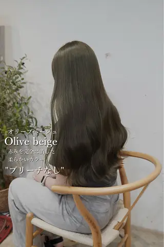 ロング カラー ✨ブリーチなしカラー ×髪質改善✨松村 潤のヘアスタイル