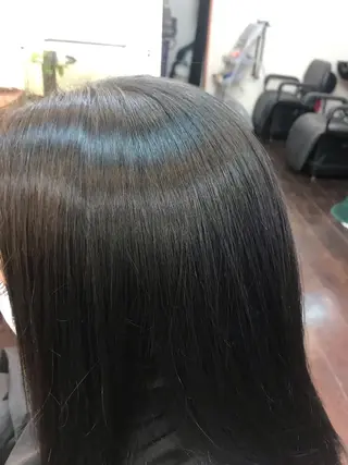 セミロング パーマ 桧山 真のヘアスタイル