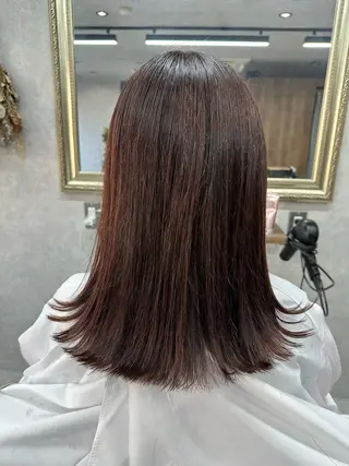 セミロング カラー Lien 深井店のヘアスタイル