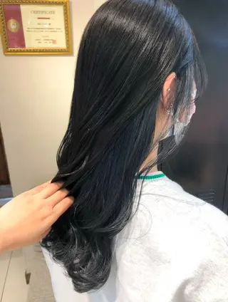 ロング カラー 縮毛矯正/髪質改善/ 艶髪ササキナツミのヘアスタイル