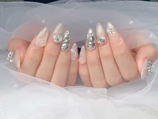 ネイル チップ長さ出し 専門店のネイルデザイン