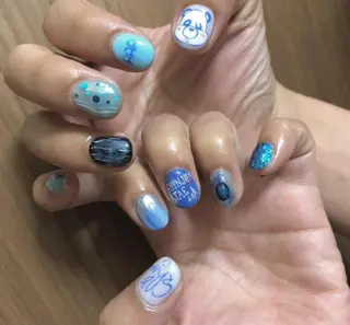 ネイル パラあり！フィルイン 美フォルムのネイルデザイン