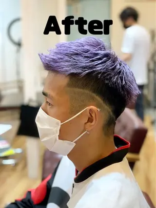 ショート メンズパーマ 髪質改善☆有馬のヘアスタイル
