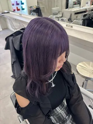 セミロング カラー 【GAME栄】 そなのヘアスタイル