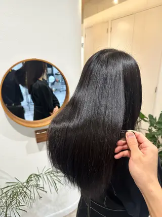 ロング 美髪矯正・ブリーチ 矯正🫧秋元ゆたかのヘアスタイル