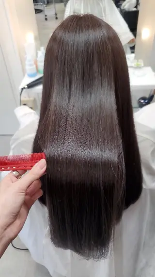 ロング カラー 髪質改善/白髪ぼかし SHIONのヘアスタイル