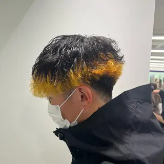 ショート カラー パーマ ヘアアレンジ メンズ キッズ 🔷横浜1のパーマ 職人🔷将太郎のヘアスタイル