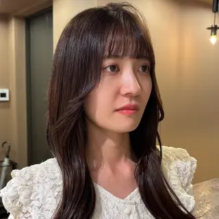 ロング のむらあんじゅ/ 韓国風レイヤーೀのヘアスタイル