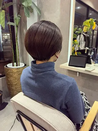 ショート カラー 長谷川 湧のヘアスタイル